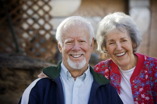 Senior Couple Smiling